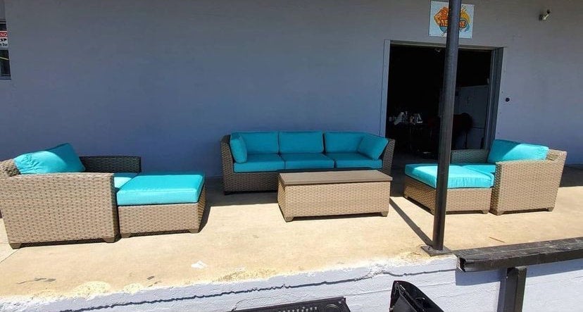 Merlyn 8 piece patio set Neptune Wholesale